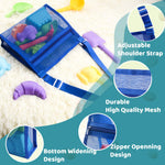 Close up of stainless steel mesh sifter scooping sand