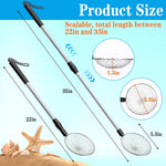 Detailed view of the stainless steel mesh sifter head