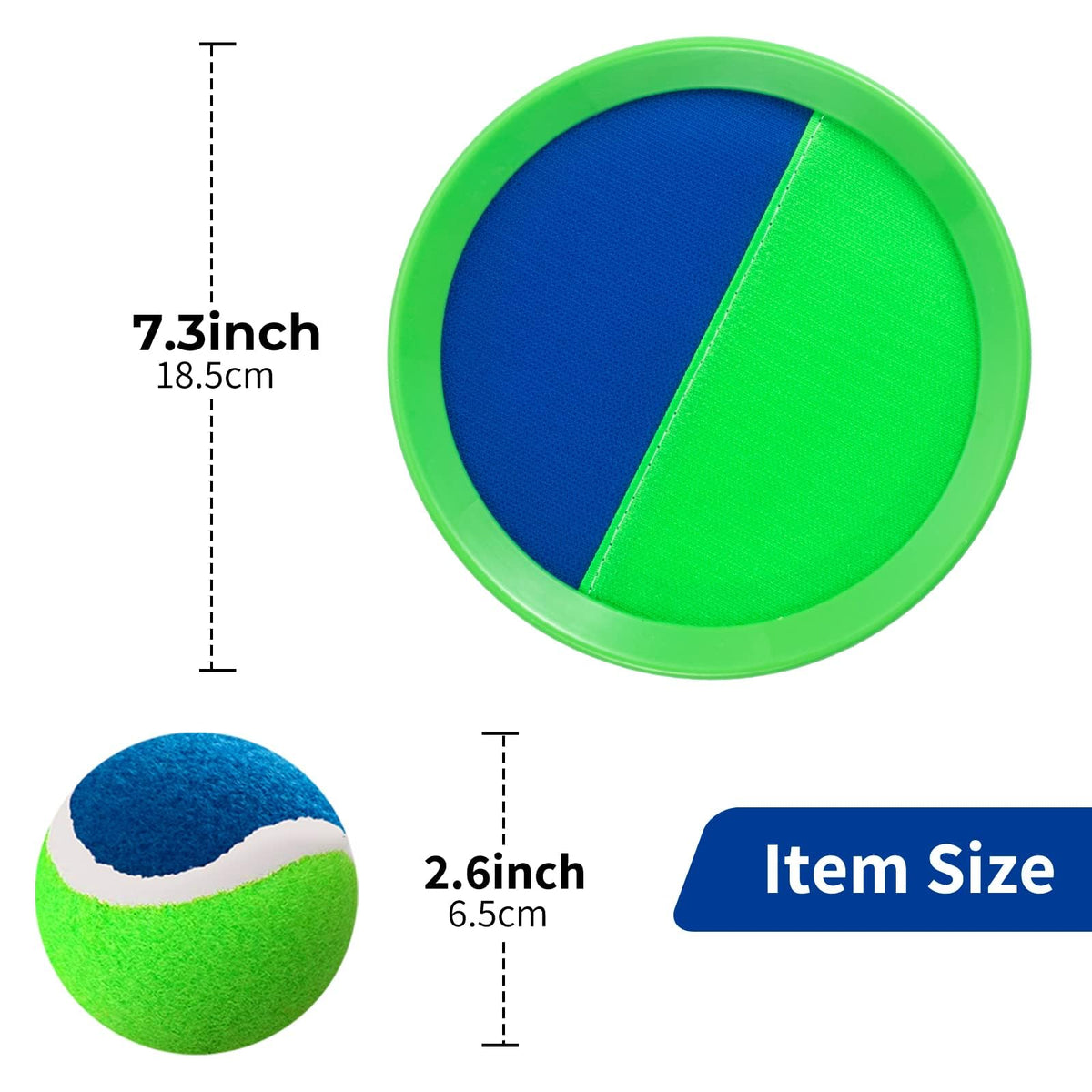 Bufeeaye toss and catch game set packed in carry bag