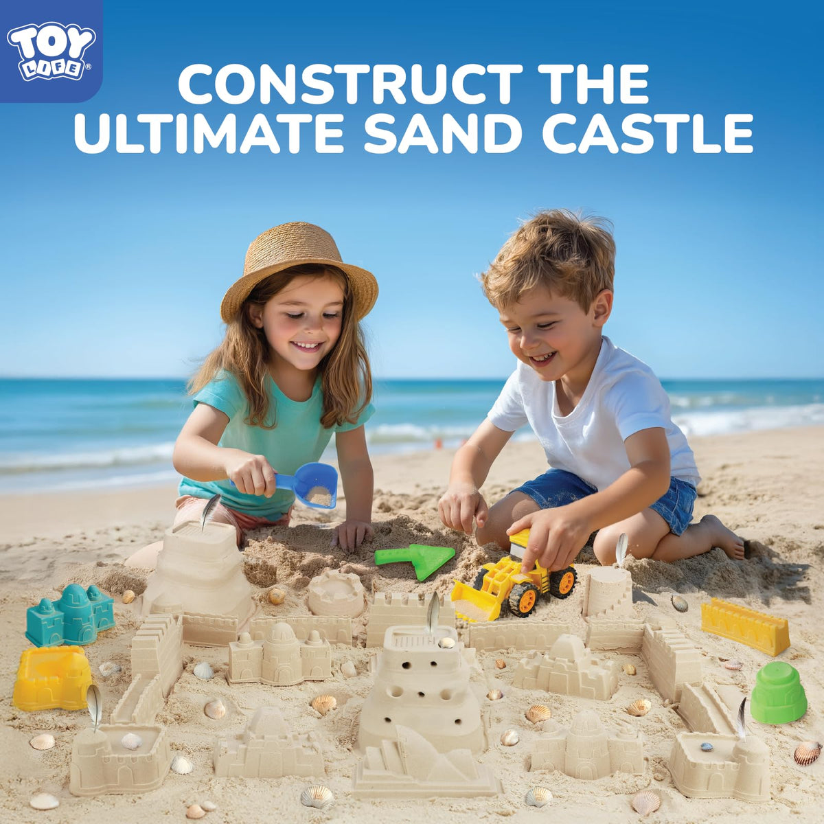 Collapsible silicone bucket and sand tools for kids