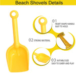 Vibrant assortment of Selterm beach and snow shovels