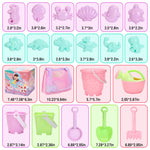 Children playing with Tagitary colorful beach sand toy accessories
