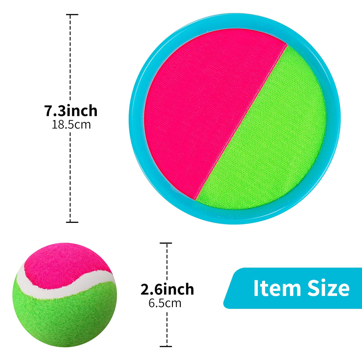 Kids playing with Bufeeaye toss and catch paddle game