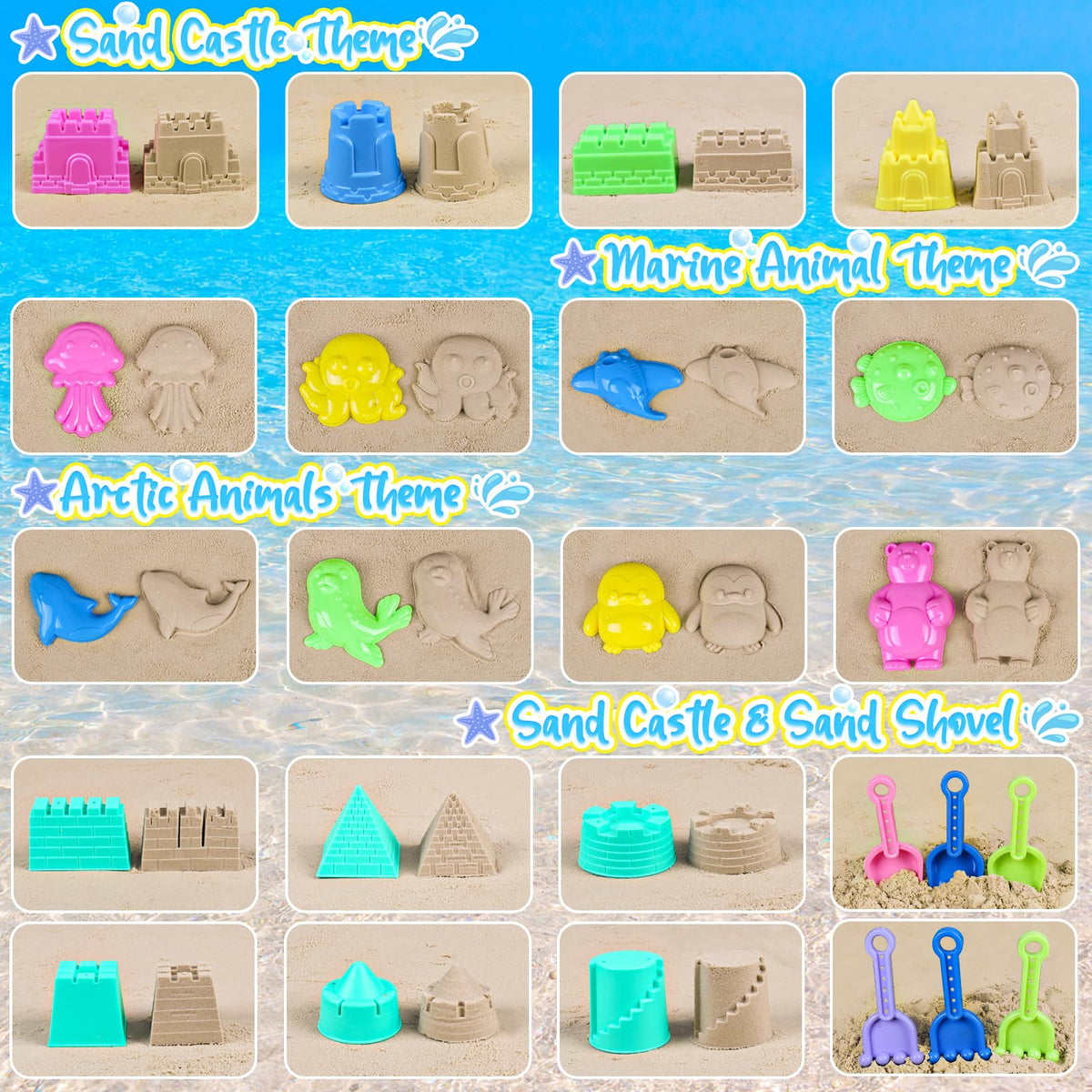 Mesh storage bag for beach sand toys by Kubusfly