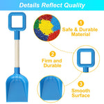Dilabnba red rake blue scoop and green shovel 3-piece set