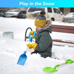 Side profile of Dilabnba kids garden tool shovel showing handle length