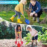 Anzmtosn children multi purpose outdoor digging spade showing smooth safe edges