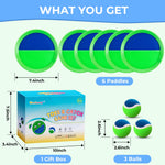 Weehoey toss and catch paddles with adjustable hand straps detail
