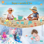 Educational sand play tools and molds for toddlers