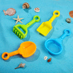 Storage-friendly design featuring hanging holes on shovel handles