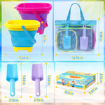 Tsdatowr sand pails being used for outdoor water play