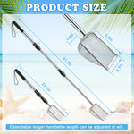 Close up of durable stainless steel mesh beach sifter