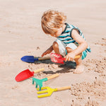 Full set of Umuaccan beach toys including rake and shovels