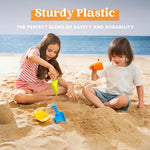 Sloosh colorful plastic sand scoops for toddlers