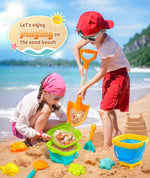 Duducofu foldable buckets and tools in mesh bag