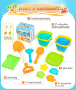 Kids building sandcastles with Duducofu shovels and molds