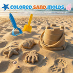Full collection of MarcZero beach toys arranged in mesh bag