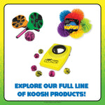 Packaging of authentic USA imported Koosh Paddle Playset