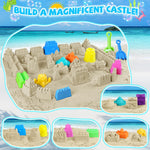 Variety of construction vehicle toys in sand