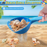 Dishio beach toys for kids featuring castle molds and mesh bag