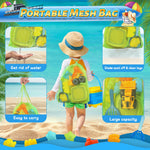 Toddler using Dishio filter sand scooper and shovel set