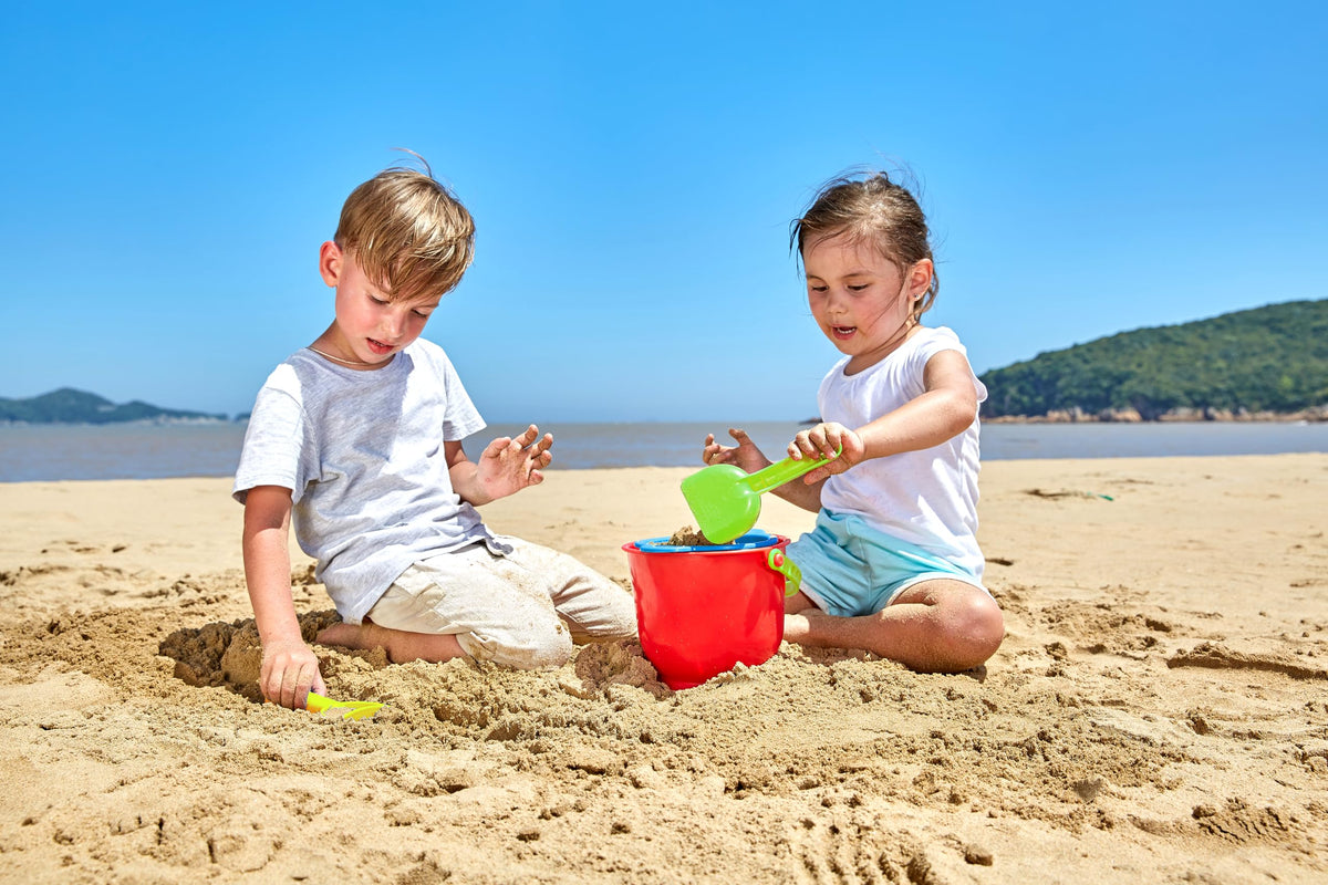 Durable plastic beach toys for toddlers by Hape