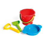 Safe rounded edges on Hape sand shovel for toddlers