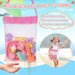 Collapsible bucket for kids beach toy set in flat storage position