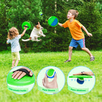Children playing with Teillnet toss and catch paddles