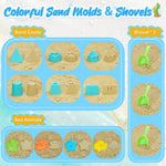 Racpnel beach toys travel storage demonstration