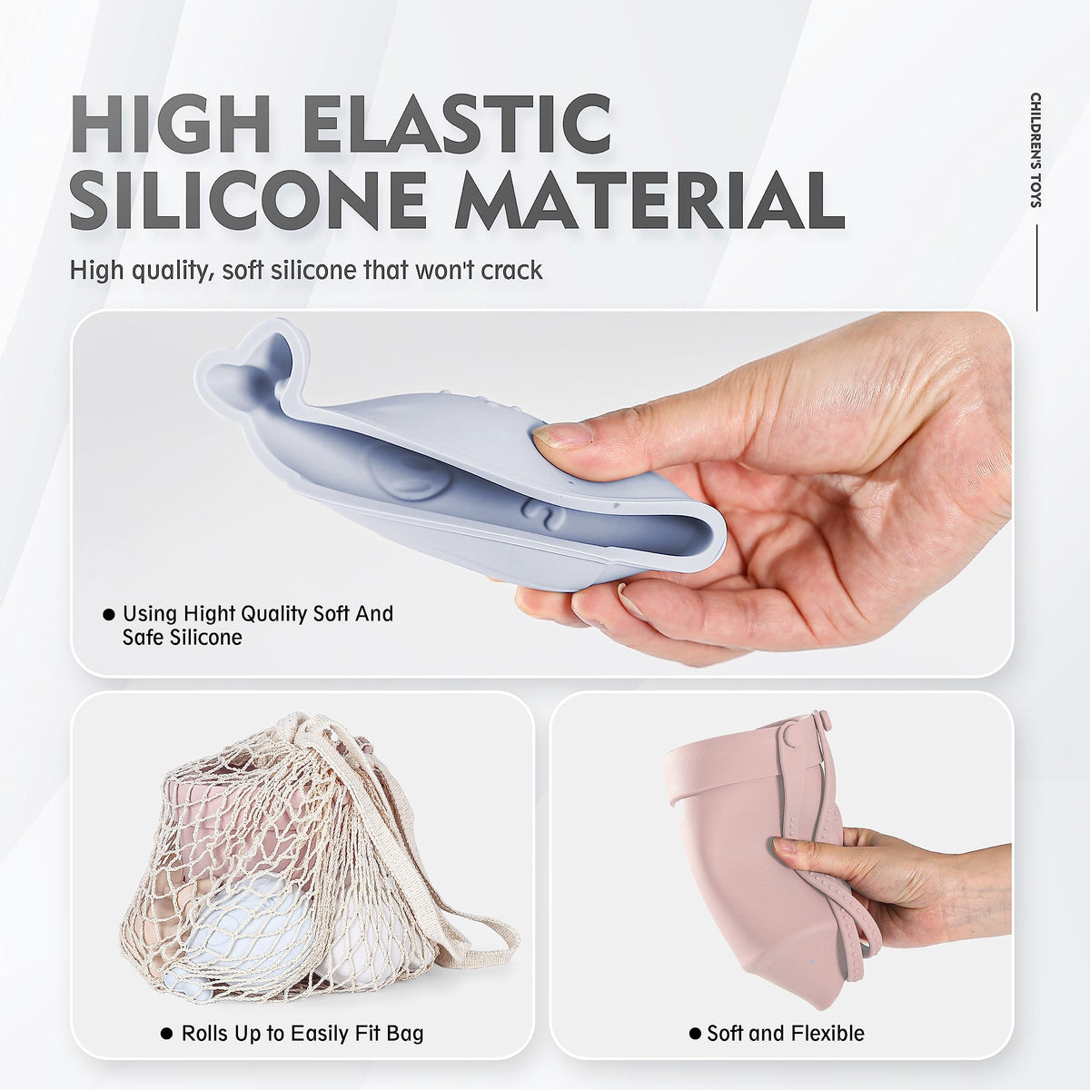 MarcZero silicone shovel and sand molds on the sand
