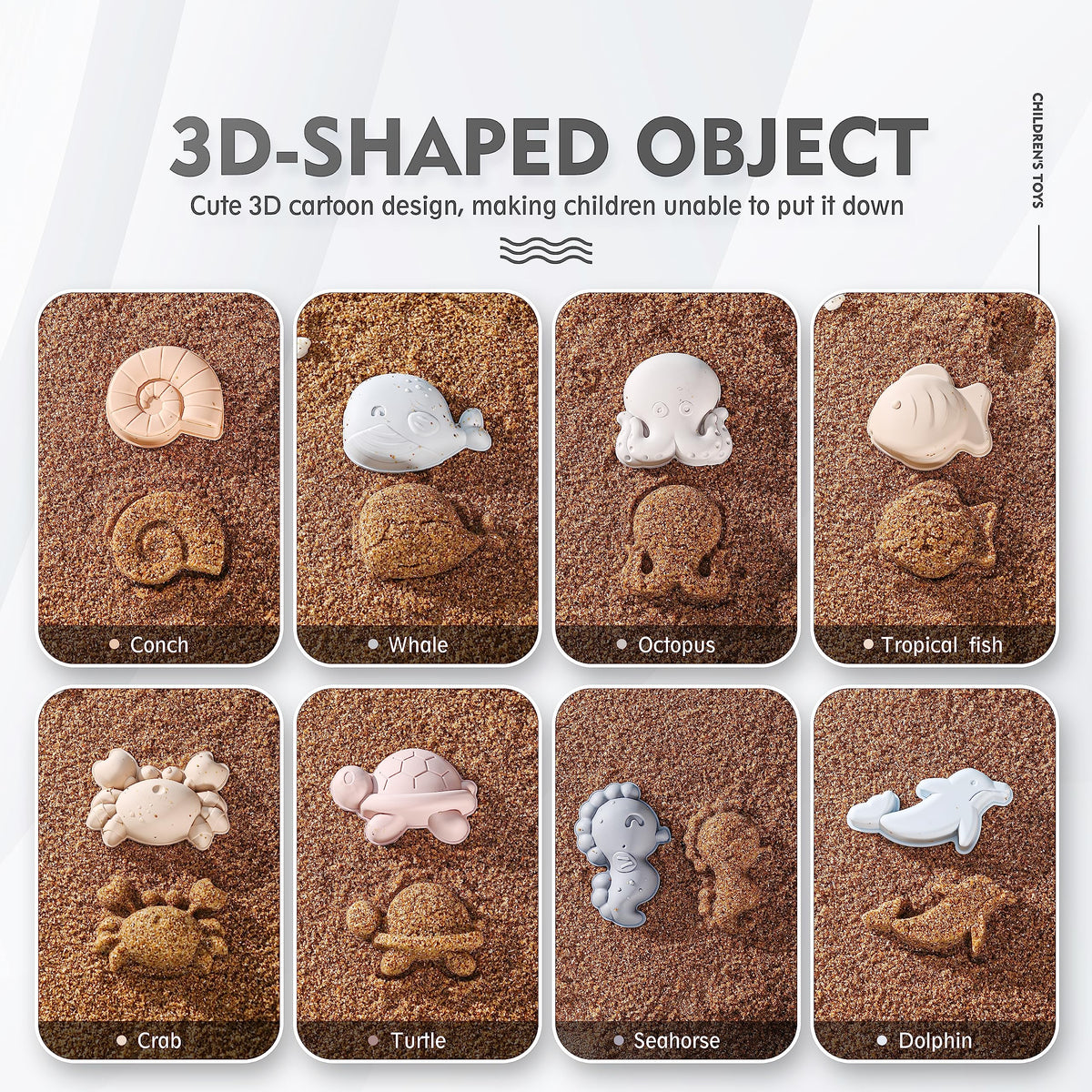 MarcZero silicone beach toys showing flexible material quality
