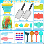 Detailed view of Huitem sand castle kit pieces