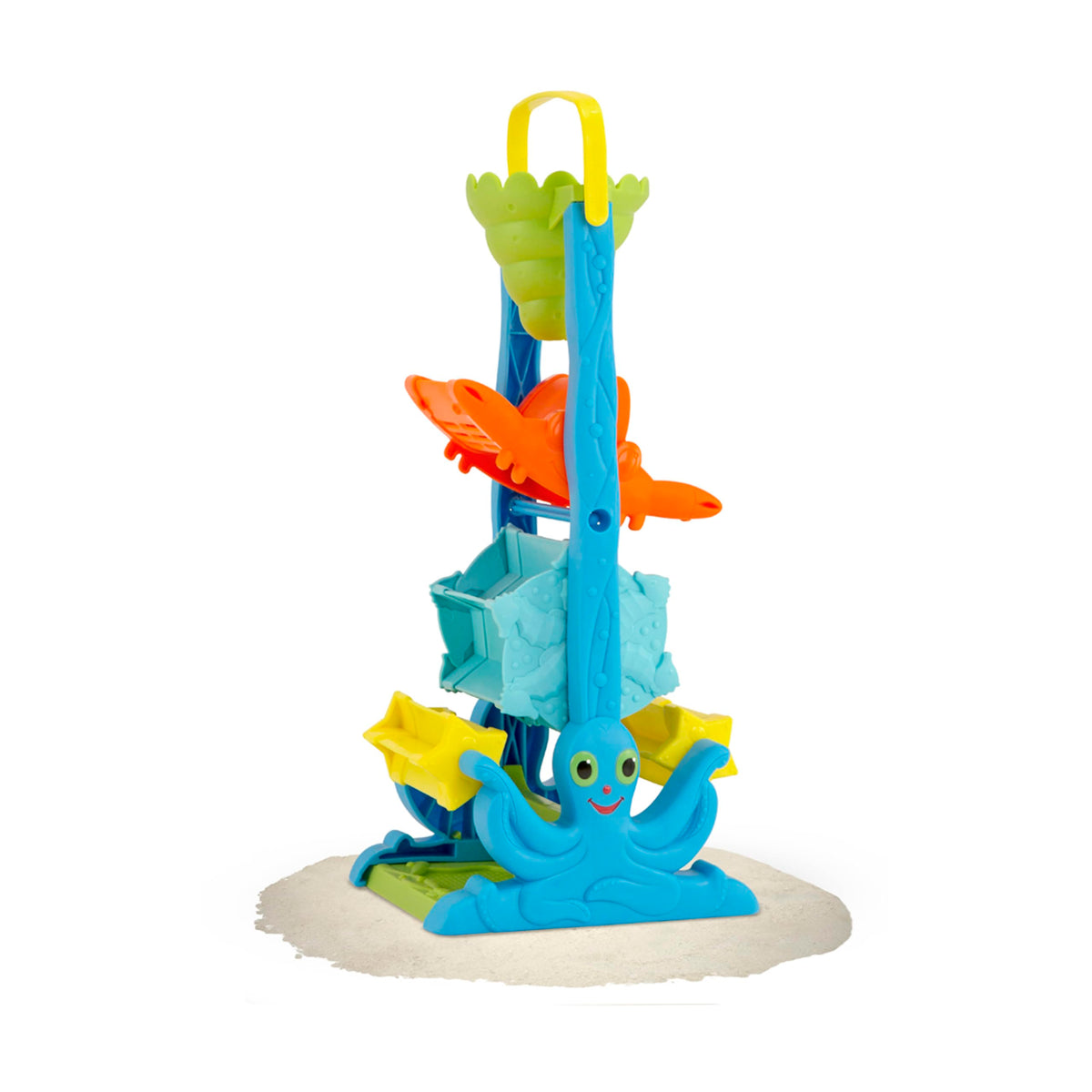 Close up of sea creature layers on Melissa and Doug funnel