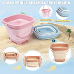 Detailed view of marine-themed sand molds in the Dreamon set