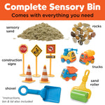 Child playing with Creativity for Kids construction sensory sand