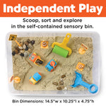 Creativity for Kids sensory bin storage container with lid play surface