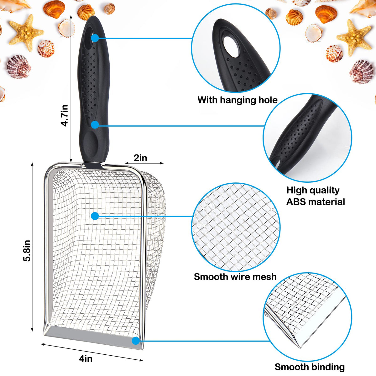 Demonstration of adjustable mesh bag strap length