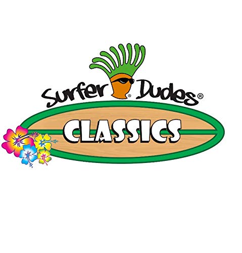 Surfer Dudes toy surfboard showing snap and click assembly