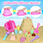 Meaicezli kids beach bucket and ice cream molds