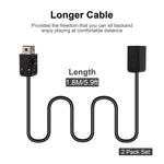 Two Minhall black extension cables coiled