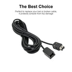 Minhall controller extension cable compatible with Wii U controller