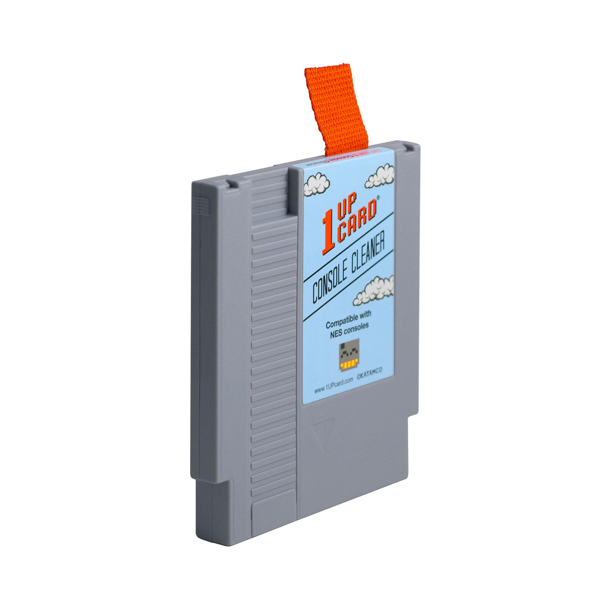 1UPcard cleaning tool orange pull-tab detail