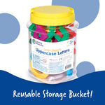 Colorful plastic magnetic alphabet set for preschool learning