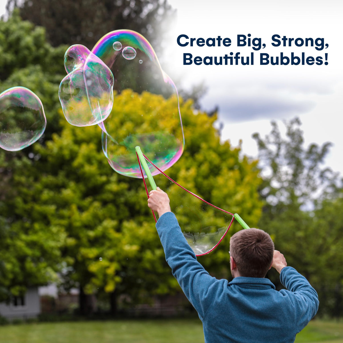 Kidzlane bubble blowing liquid refill showing side slip resistant grooves
