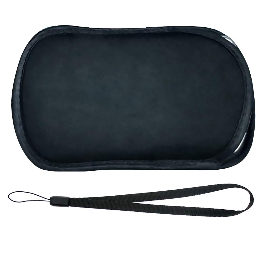 OSTENT portable travel pouch showing slim profile and dust resistant fabric exterior