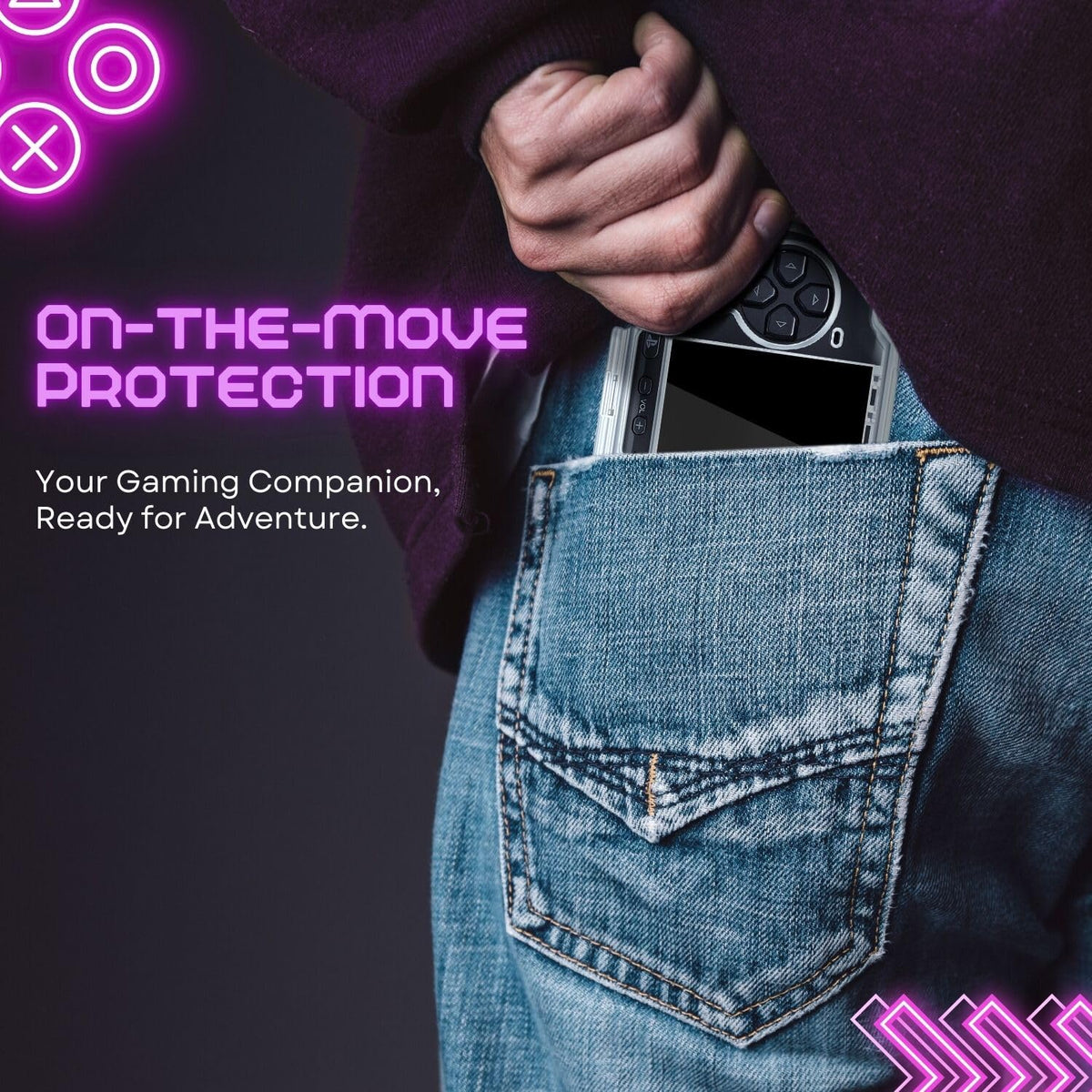 TNP hard shell retro gaming accessory showcasing close up details of the secure bottom latching mechanism