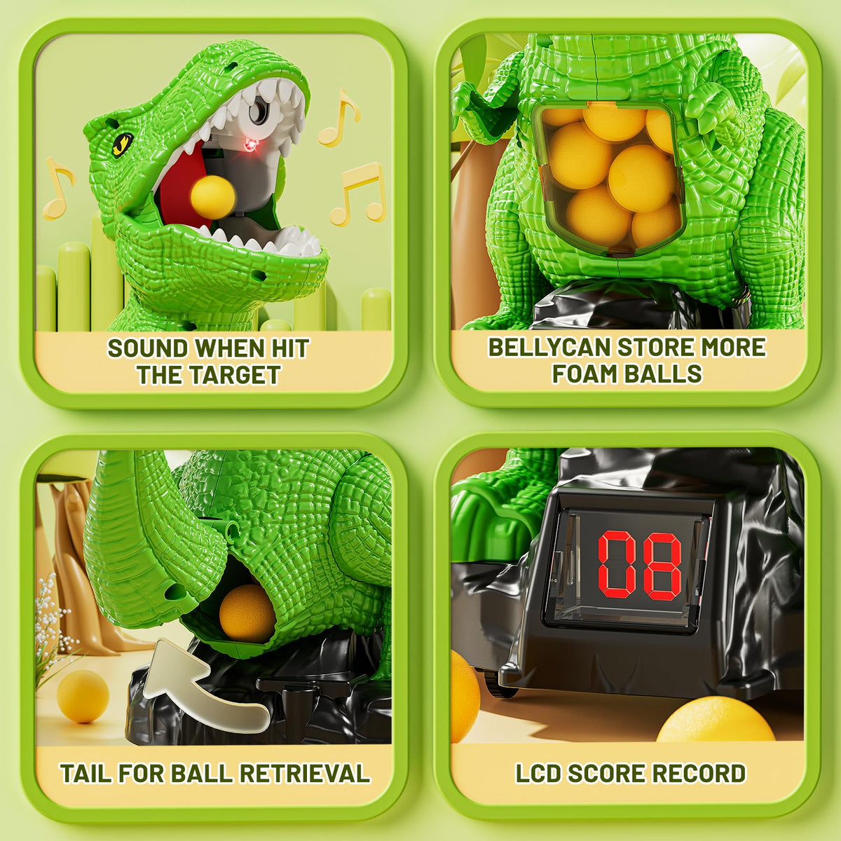 Full set of Niplooow shooting game including foam balls and safety glasses.