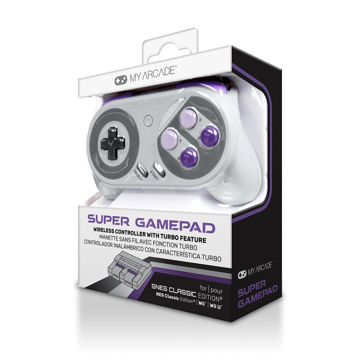 The 2.4 GHz wireless receiver dongle included with the My Arcade SNES edition controller