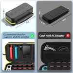 OIVO gaming accessory pouch top perspective detailing the comfortable rubberized carrying handle.
